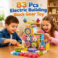 Electric Building Block Gear Toy
