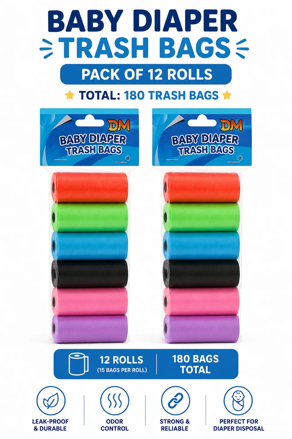 Baby Diaper Trash Bags