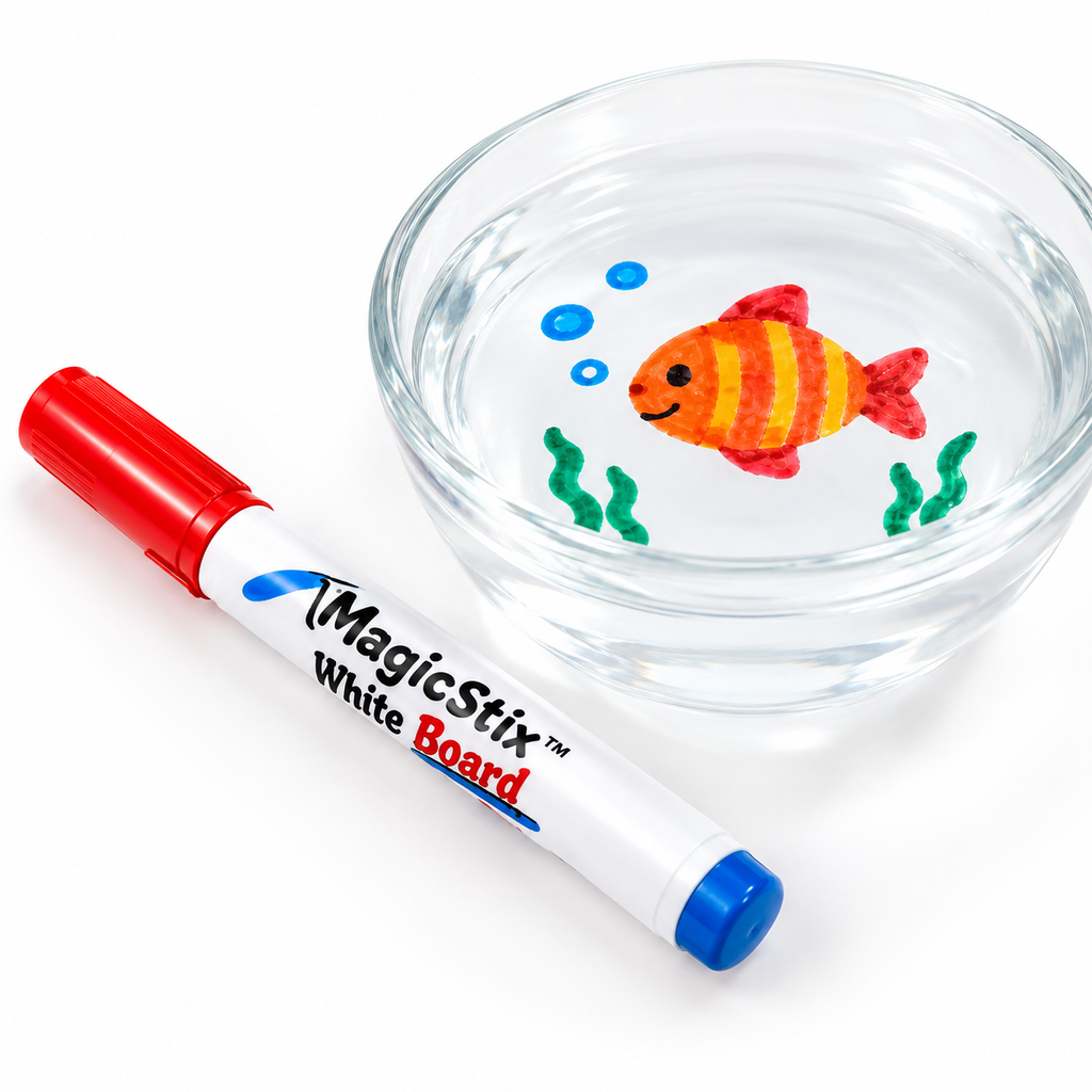 Magical Water Floating Pens – 12 Pack | Floating Dry Erase Markers for Kids