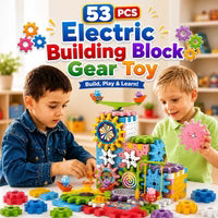 Electric Building Block Gear Toy