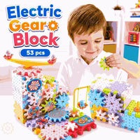 Electric Building Block Gear Toy